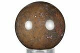 Colorful, Polished Ocean Wave Jasper Sphere - Madagascar #327410-1